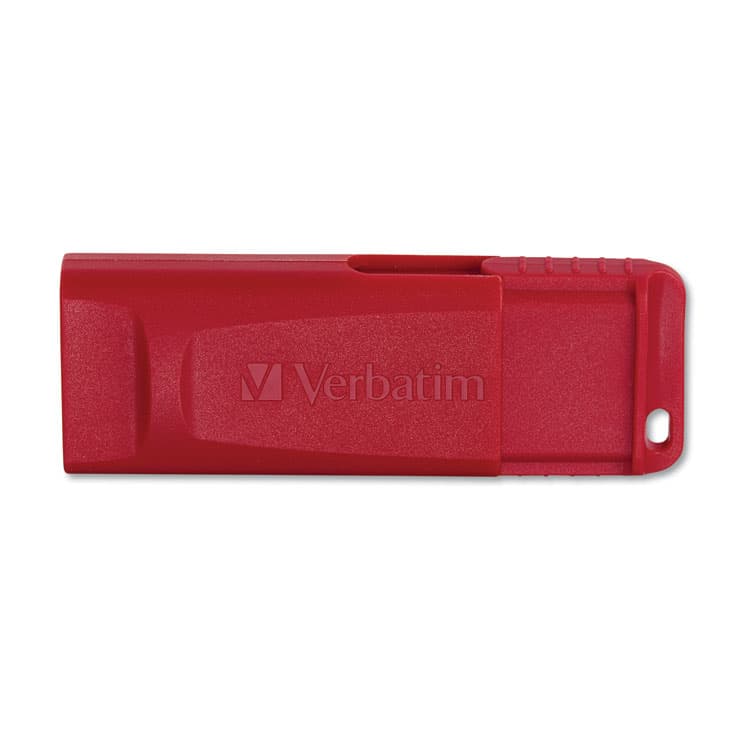 VERBATIM CORPORATION Store 'n' Go USB Flash Drive, 64 GB, Red (VER97005)