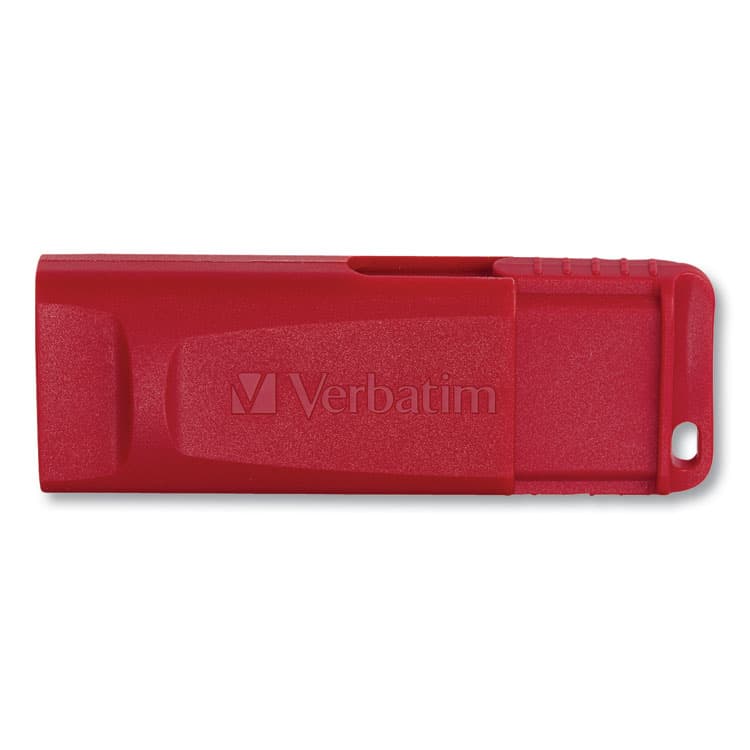VERBATIM CORPORATION Store 'n' Go USB Flash Drive, 32 GB, Red (VER96806) thumbnail 3