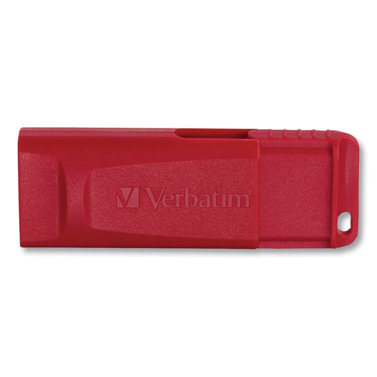 VERBATIM CORPORATION Store n Go USB Flash Drive, 16 GB, Red (VER96317)