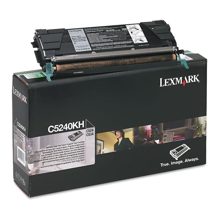 LEXMARK INT'L, . C5240KH Return Program High-Yield Toner, 8,000 Page-Yield, Black (LEXC5240KH) thumbnail 2