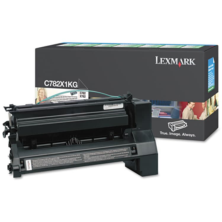 LEXMARK INT'L, . C782X1KG Extra High-Yield Toner, 15,000 Page-Yield, Black (LEXC782X1KG)