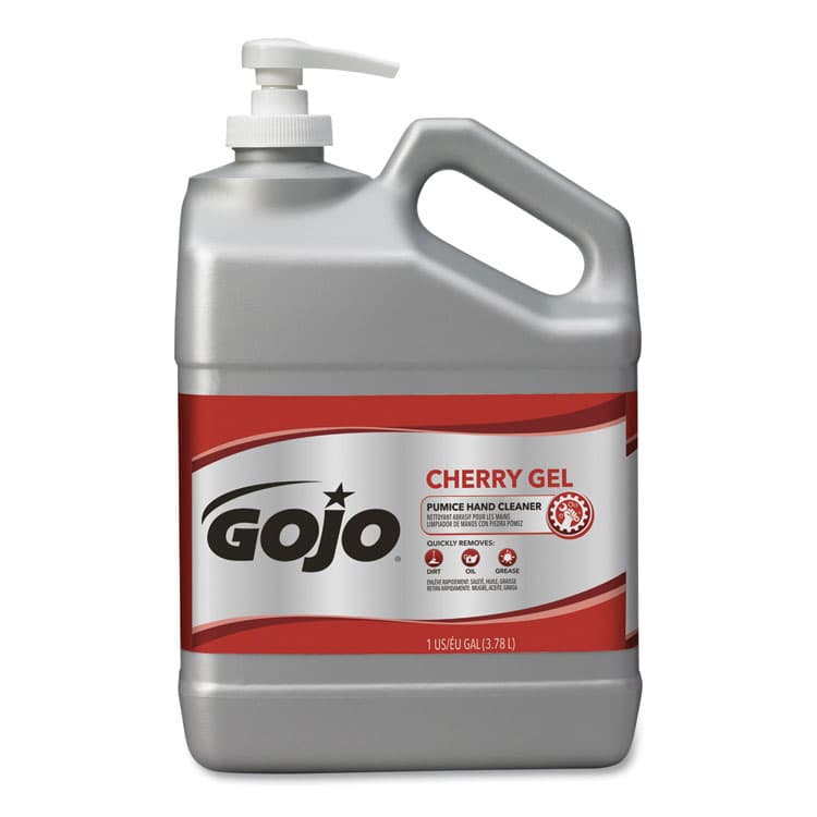 GO-JO INDUSTRIES Cherry Gel Pumice Hand Cleaner, Cherry Scent, 1 gal (GOJ235802EA)