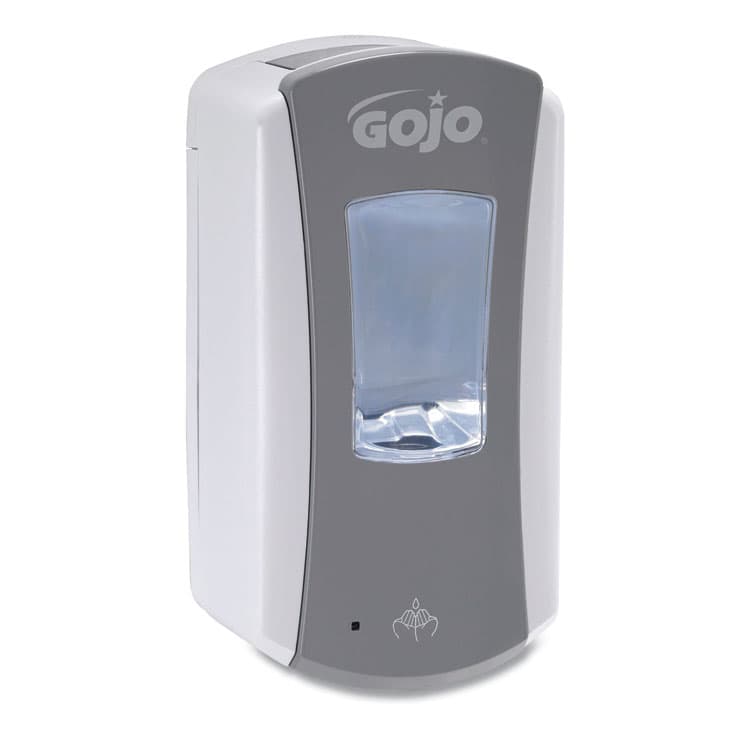 GO-JO INDUSTRIES LTX-12 Touch-Free Dispenser, 1,200 mL, 5.25 x 3.33 x 10.5, Gray/White (GOJ198404)
