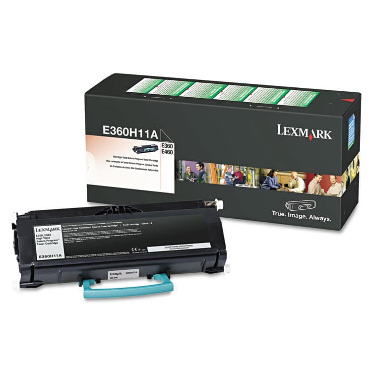 LEXMARK INT'L, . E360H11A Return Program High-Yield Toner, 9,000 Page-Yield, Black (LEXE360H11A)