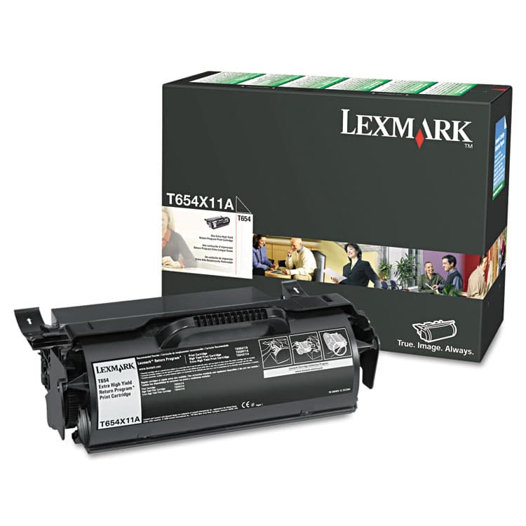 LEXMARK INT'L, . T654X11A Return Program Extra High-Yield Toner, 36,000 Page-Yield, Black (LEXT654X11A)