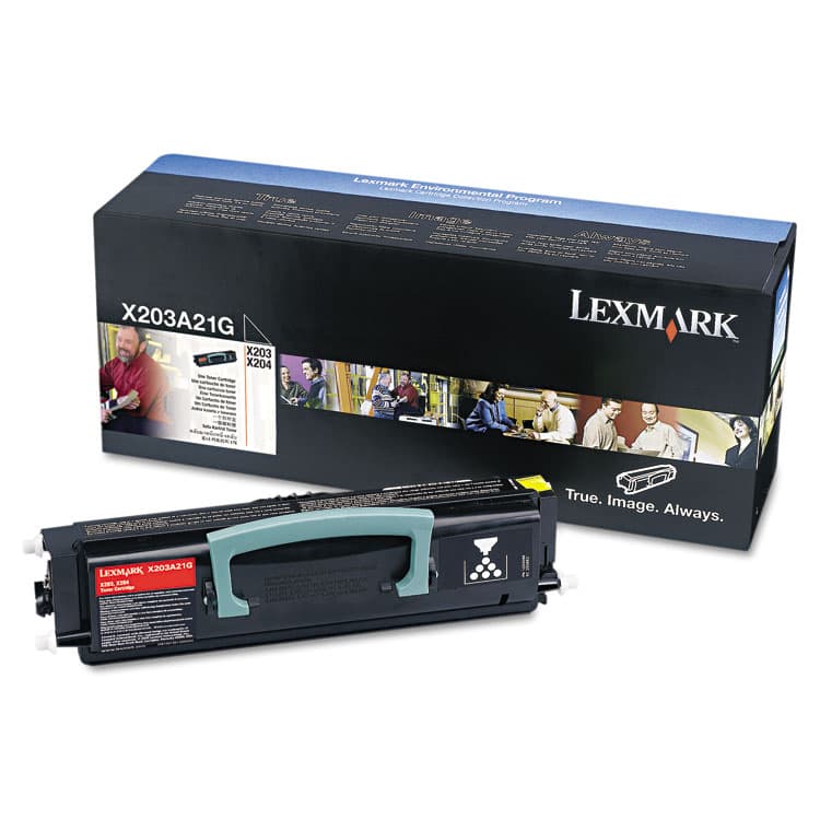 LEXMARK INT'L, . X203A11G Return Program Toner, 2,500 Page-Yield, Black (LEXX203A11G)