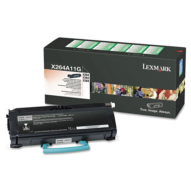 LEXMARK INT'L, . X264A11G Return Program Toner, 3,500 Page-Yield, Black (LEXX264A11G)