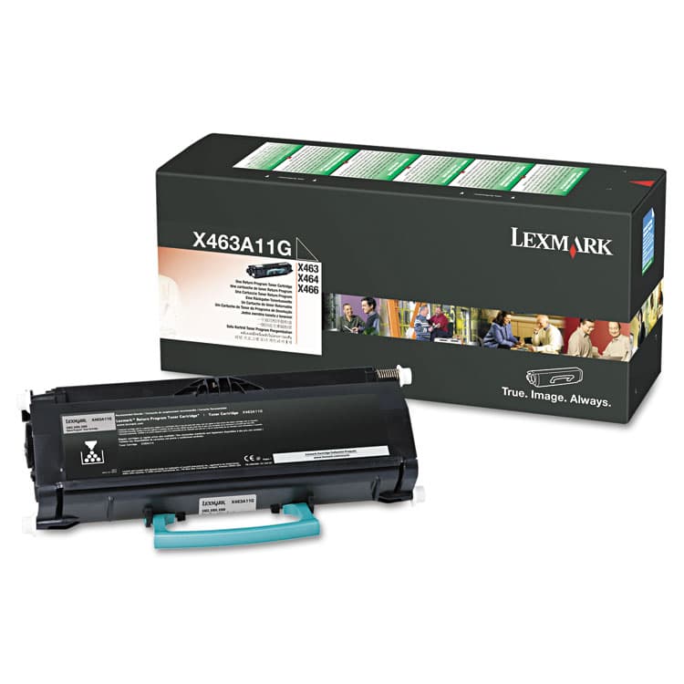LEXMARK INT'L, . X463A11G Return Program Toner, 3,500 Page-Yield, Black (LEXX463A11G)