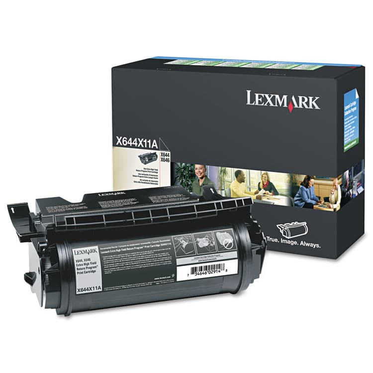 LEXMARK INT'L, . X644X11A Return Program Extra High-Yield Toner, 32,000 Page-Yield, Black (LEXX644X11A)
