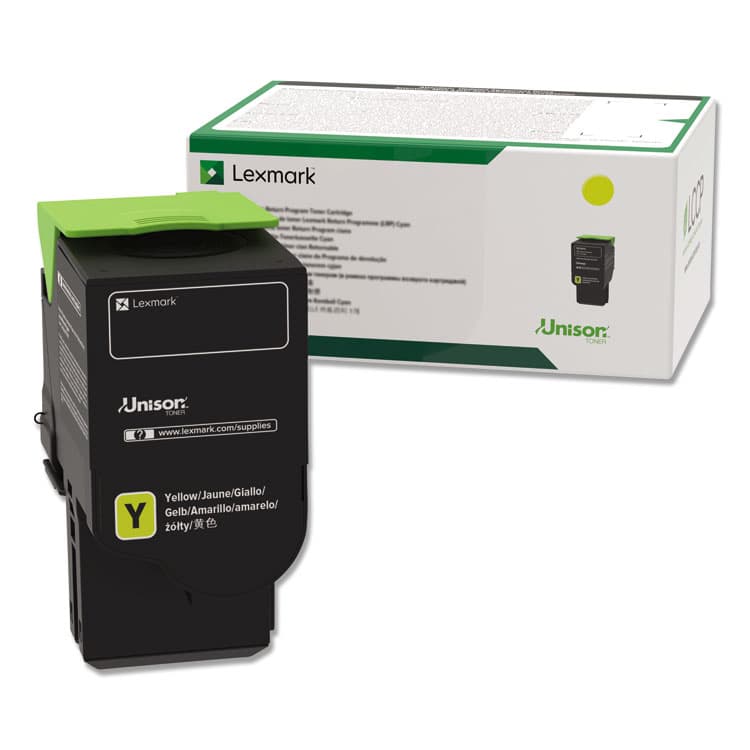 LEXMARK INT'L, . 78C1UY0 Return Program Toner, 7,000 Page-Yield, Yellow (LEX78C1UY0)