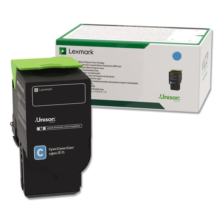 LEXMARK INT'L, . 78C1UC0 Return Program Toner, 7,000 Page-Yield, Cyan (LEX78C1UC0)