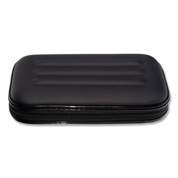 ADVANTUS CORPORATION Large Soft-Sided Pencil Case, 8.75" x 5.25" x 2", Black (AVT67000)