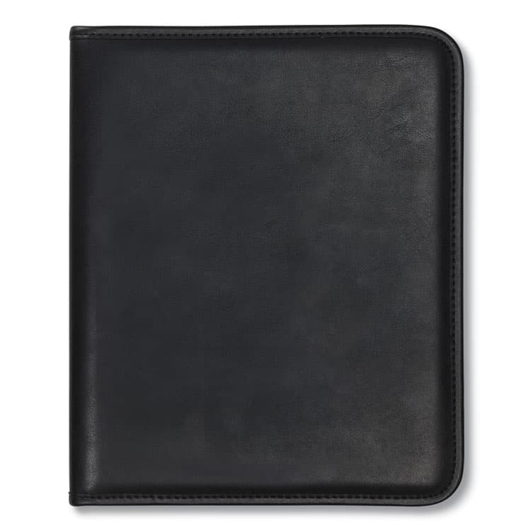 SAMSILL CORPORATION Professional Padfolio, Storage Pockets/Card Slots, Writing Pad, Black (SAM70810)