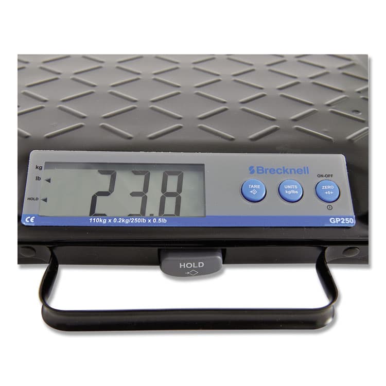 SALTER BRECKNELL Portable Electronic Utility Bench Scale, 250 lb Capacity, 12.5 x 10.95 x 2.2 Platform (SBWGP250) thumbnail 3