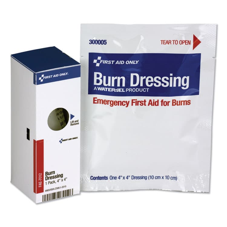 FIRST AID ONLY, . SmartCompliance Refill Burn Dressing, 4 x 4, White (FAOFAE7012)