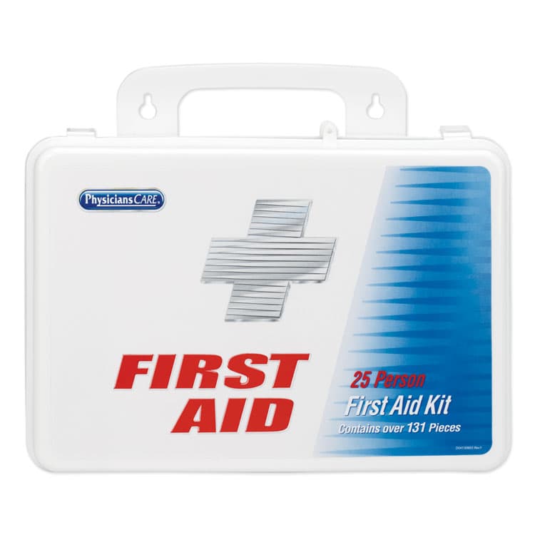 ACME UNITED CORPORATION Office First Aid Kit, for Up to 25 People, 131 Pieces, Plastic Case (FAO60002) thumbnail 3