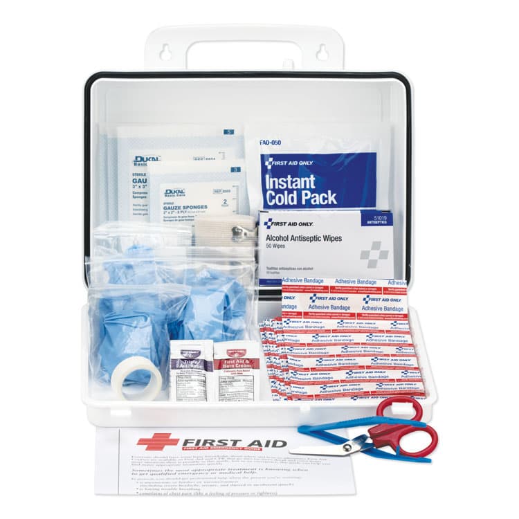 ACME UNITED CORPORATION Office First Aid Kit, for Up to 25 People, 131 Pieces, Plastic Case (FAO60002) thumbnail 2