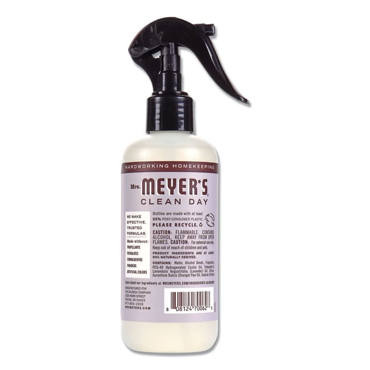 THE CALDREA COMPANY Clean Day Room Freshener, Lavender, 8 oz, Non-Aerosol Spray, 6/Carton (SJN670763) thumbnail 2