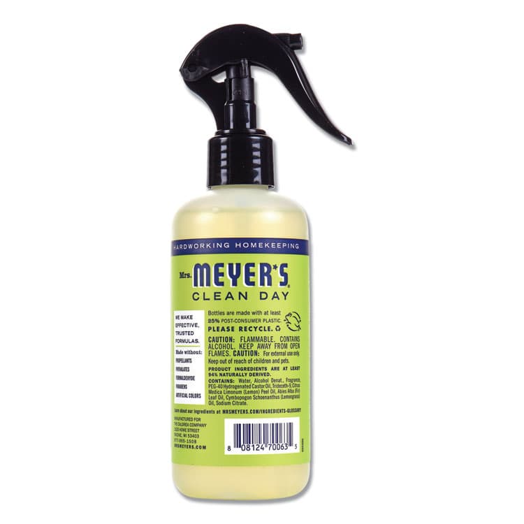 THE CALDREA COMPANY Clean Day Room Freshener, Lemon Verbena, 8 oz, Non-Aerosol Spray (SJN374660EA) thumbnail 2