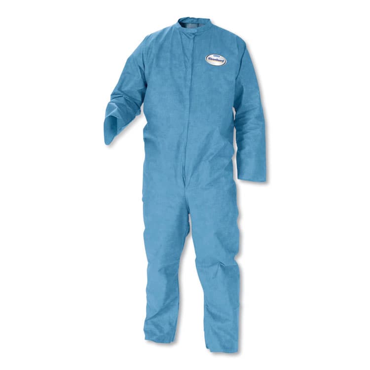 KIMBERLY-CLARK PROFESSIONAL A20 Breathable Particle-Pro Coveralls, Zip, 4X-Large, Blue, 24/Carton (ANS58537)