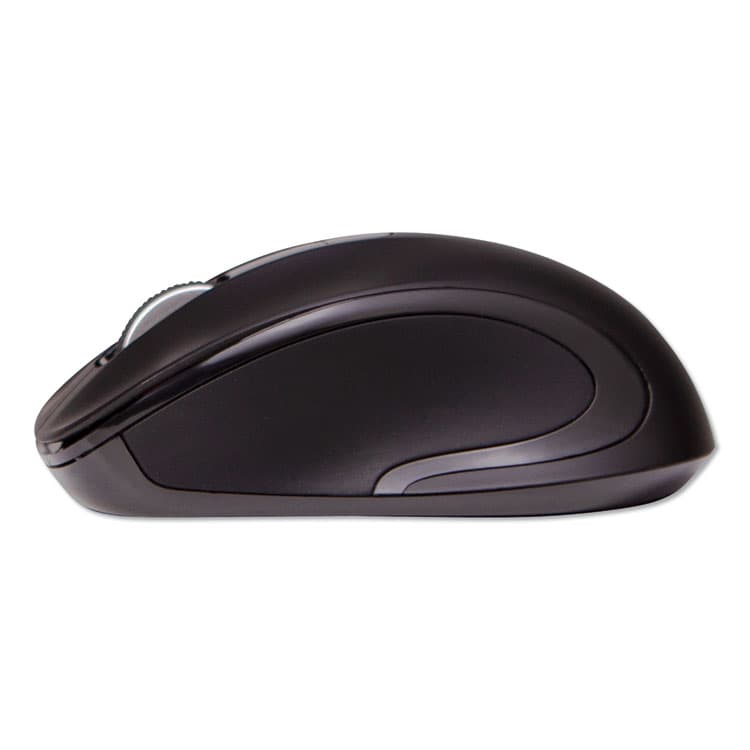 INNOVERA Mid-Size Wireless Optical Mouse with Micro USB, 2.4 GHz Frequency/26 ft Wireless Range, Right Hand Use, Black (IVR61500) thumbnail 3