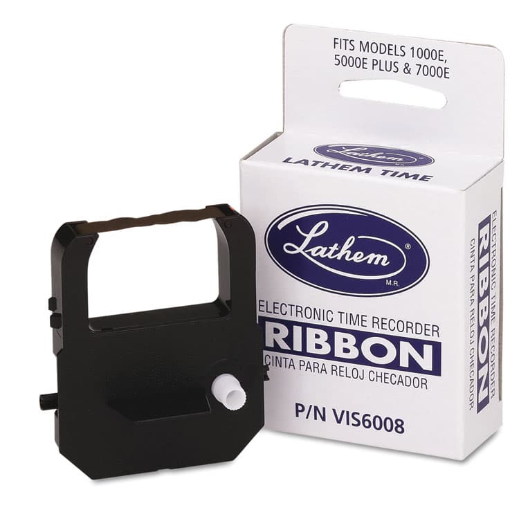 LATHEM TIME CORPORATION VIS6008 Ribbon, Purple (LTHVIS6008)