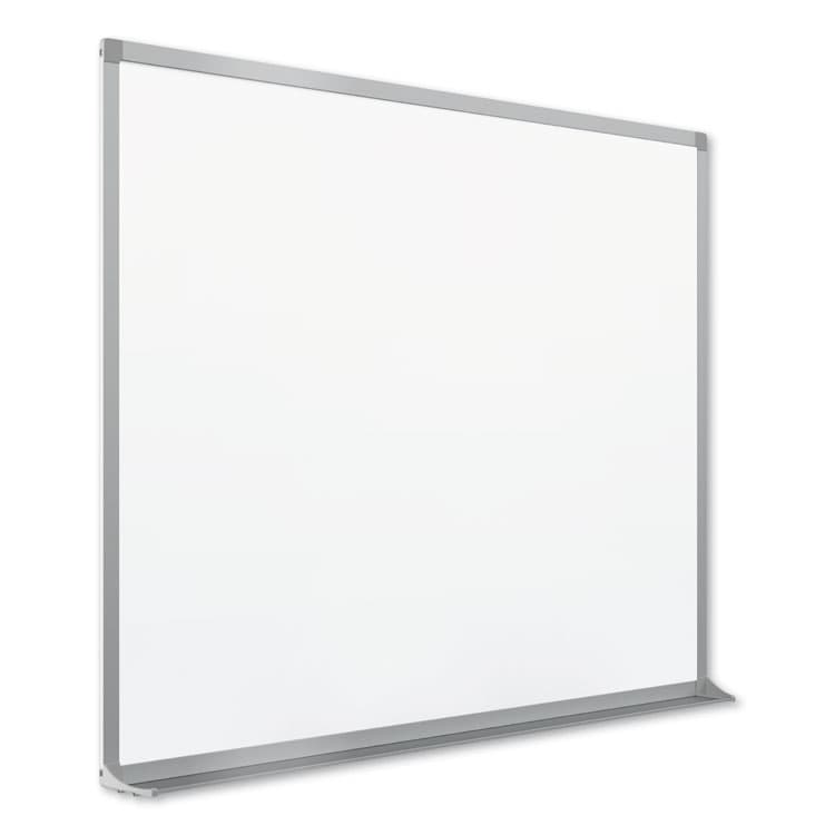 QUARTET MFG. Porcelain Magnetic Whiteboard, 72" x 48", White Surface, Satin Aluminum Frame (QRTPPA406) thumbnail 3