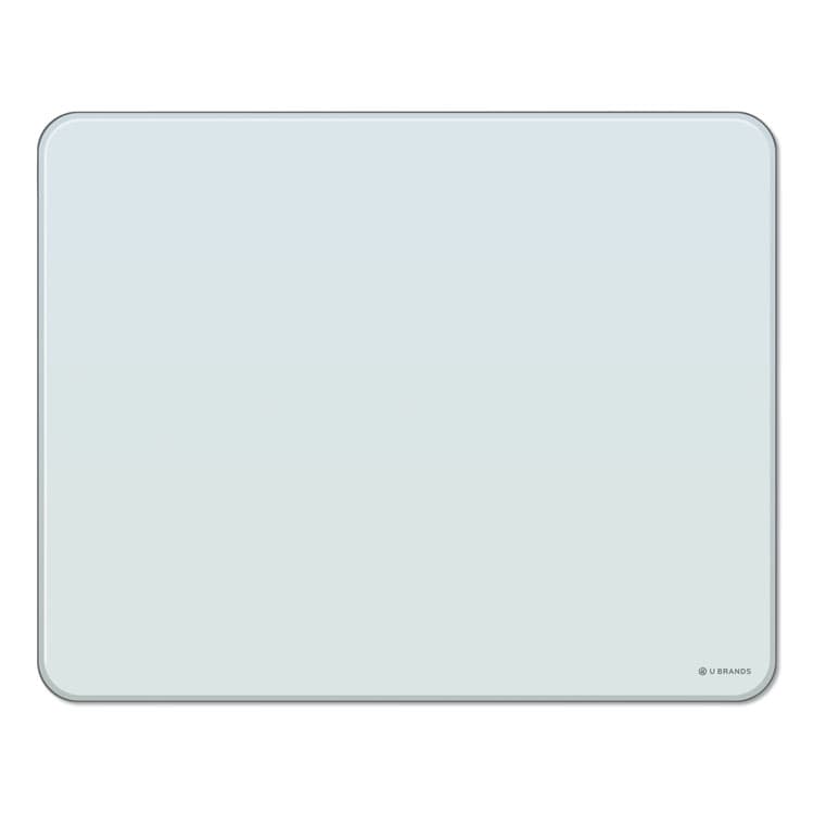 U BRANDS Cubicle Glass Dry Erase Board, 20" x 16", White Surface (UBR3689U0001)