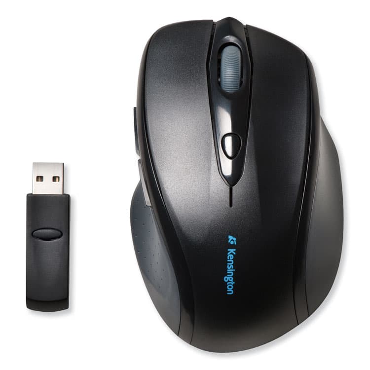 KENSINGTON Pro Fit Full-Size Wireless Mouse, 2.4 GHz Frequency/30 ft Wireless Range, Right Hand Use, Black (KMW72370) thumbnail 2
