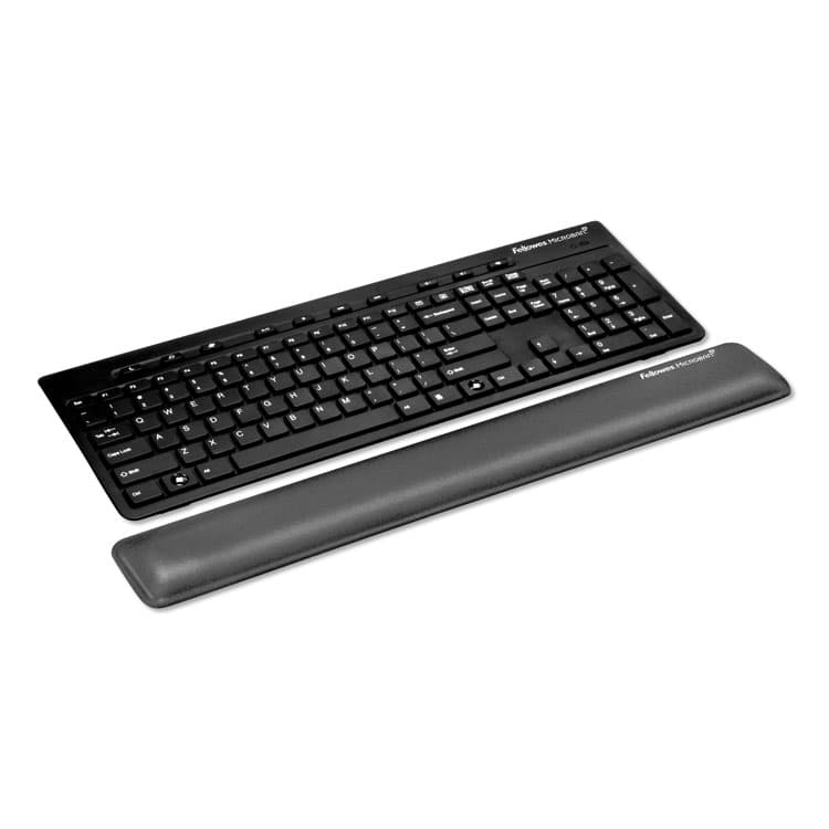 FELLOWES MFG. CO. Keyboard Wrist Support with Microban Protection, 18.37 x 2.75, Graphite (FEL9175301) thumbnail 2