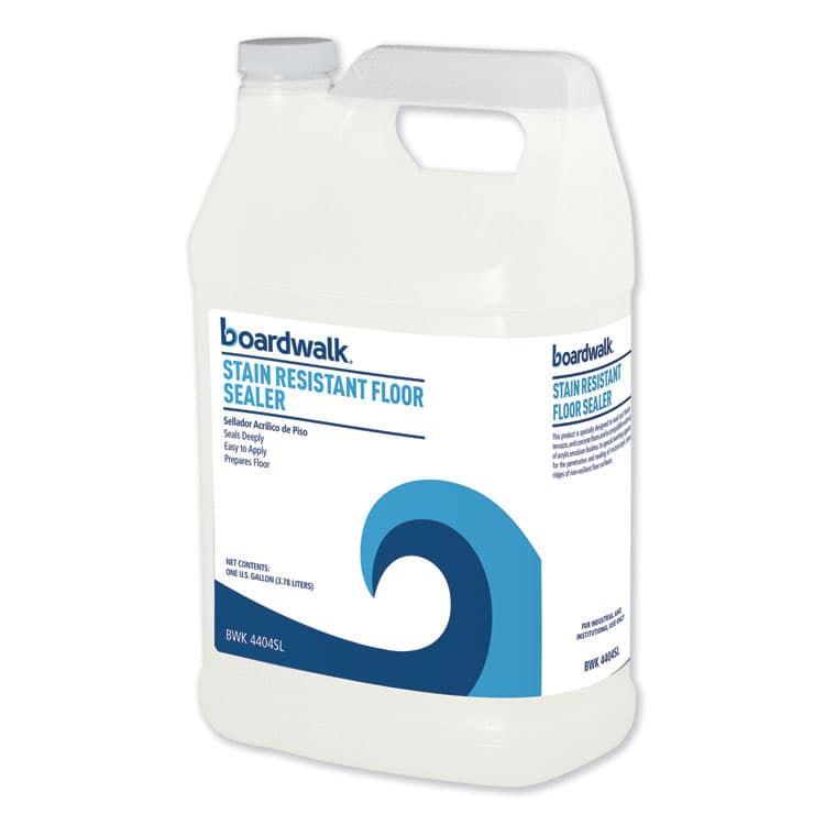 BOARDWALK Stain Resistant Floor Sealer, Unscented, 1 gal Bottle, 4/Carton (BWK4404SL) thumbnail 4
