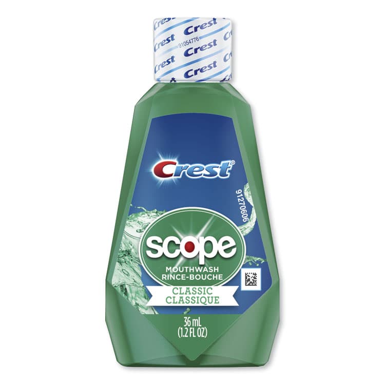 PROCTER & GAMBLE Plus Scope Rinse, Classic Mint Flavor, 36 mL Bottle, 180/Carton (PGC97506)