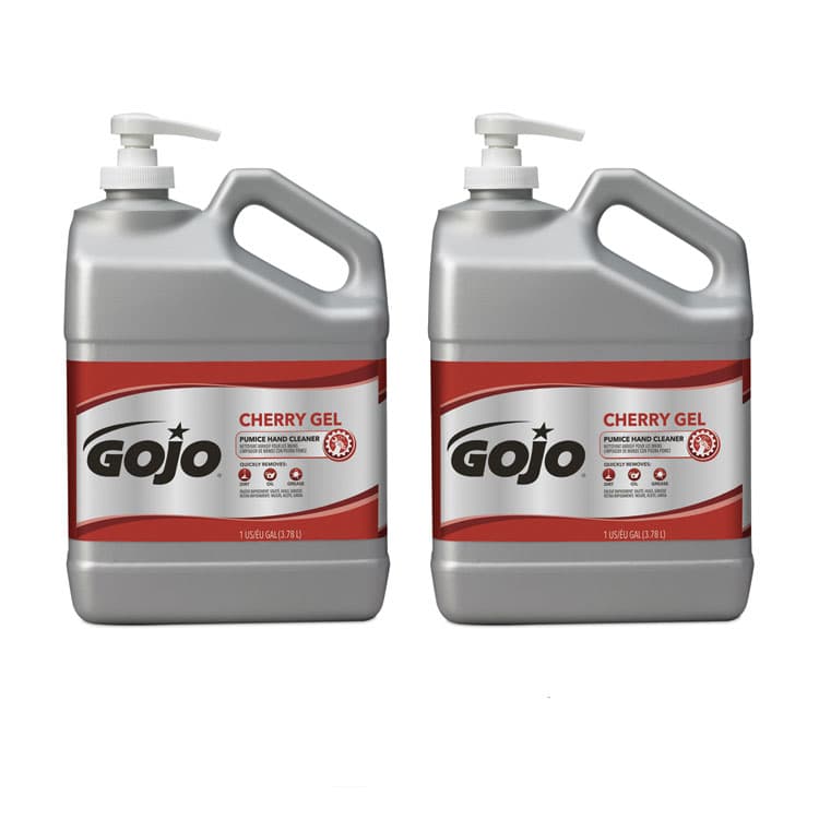 GO-JO INDUSTRIES Cherry Gel Pumice Hand Cleaner, Cherry Scent, 1 gal, 2/Carton (GOJ235802)
