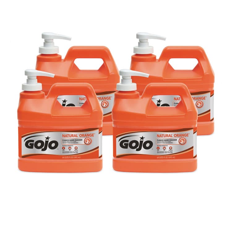 GO-JO INDUSTRIES NATURAL ORANGE Pumice Hand Cleaner, Citrus Scent, 0.5 gal (GOJ095804)