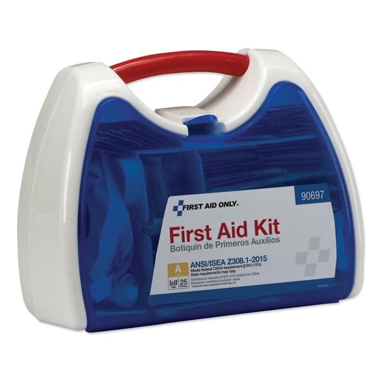 FIRST AID ONLY, . ANSI A+ 2015 ReadyCare First Aid Kit for Up to 25 People, 139 Pieces, Plastic Case (FAO90697) thumbnail 2