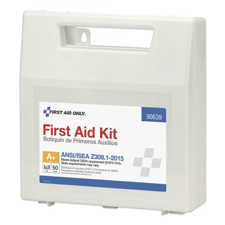FIRST AID ONLY, . ANSI Class A+ First Aid Kit for 50 People, 183 Pieces, Plastic Case (FAO90639) thumbnail 4
