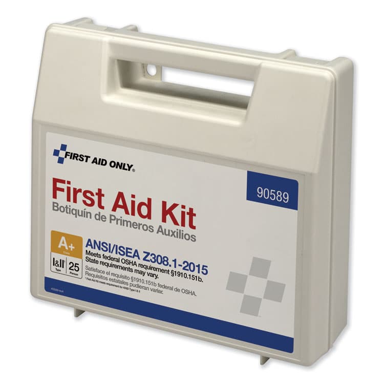 FIRST AID ONLY, . Bulk ANSI 2015 Compliant First Aid Kit, Type I and II, 141 Pieces, Plastic Case (FAO90589) thumbnail 4