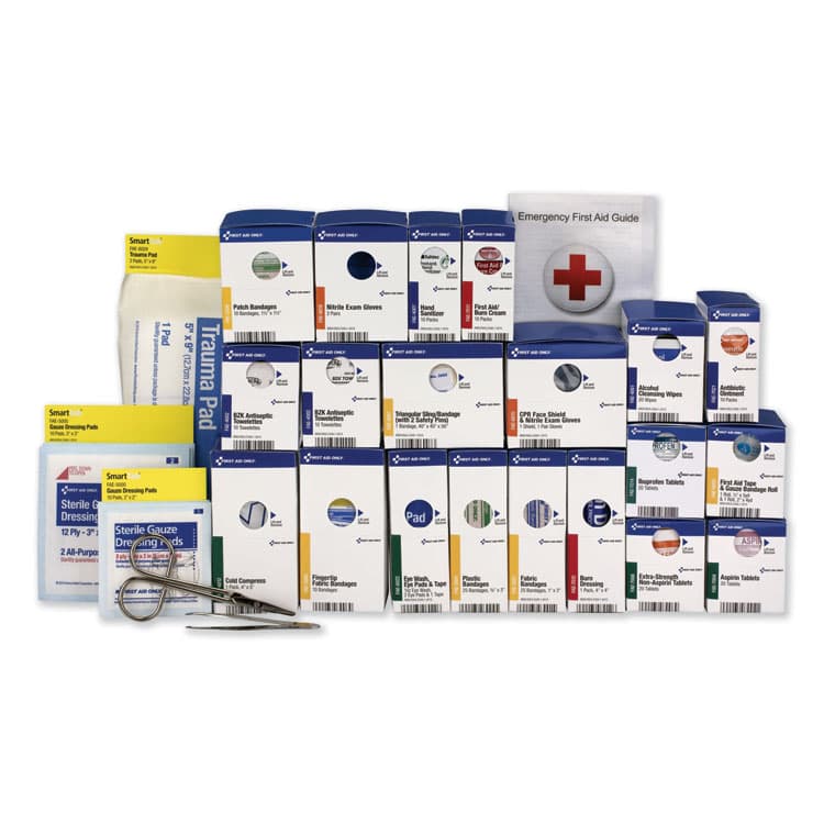 FIRST AID ONLY, . 50 Person ANSI Class A+ First Aid Kit Refill, 241 Pieces (FAO90613)
