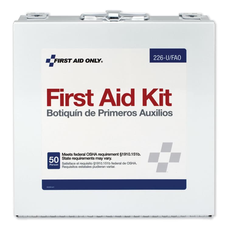 FIRST AID ONLY, . First Aid Station for 50 People, 196 Pieces, OSHA Compliant, Metal Case (FAO226U) thumbnail 3
