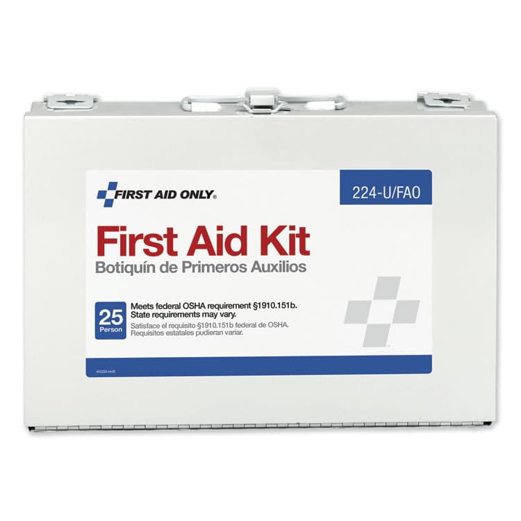 FIRST AID ONLY, . First Aid Kit for 25 People, 107 Pieces, OSHA Compliant, Metal Case (FAO224U) thumbnail 3