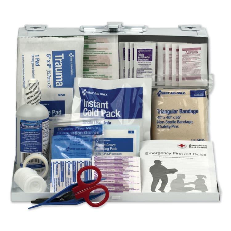 FIRST AID ONLY, . First Aid Kit for 25 People, 107 Pieces, OSHA Compliant, Metal Case (FAO224U) thumbnail 2