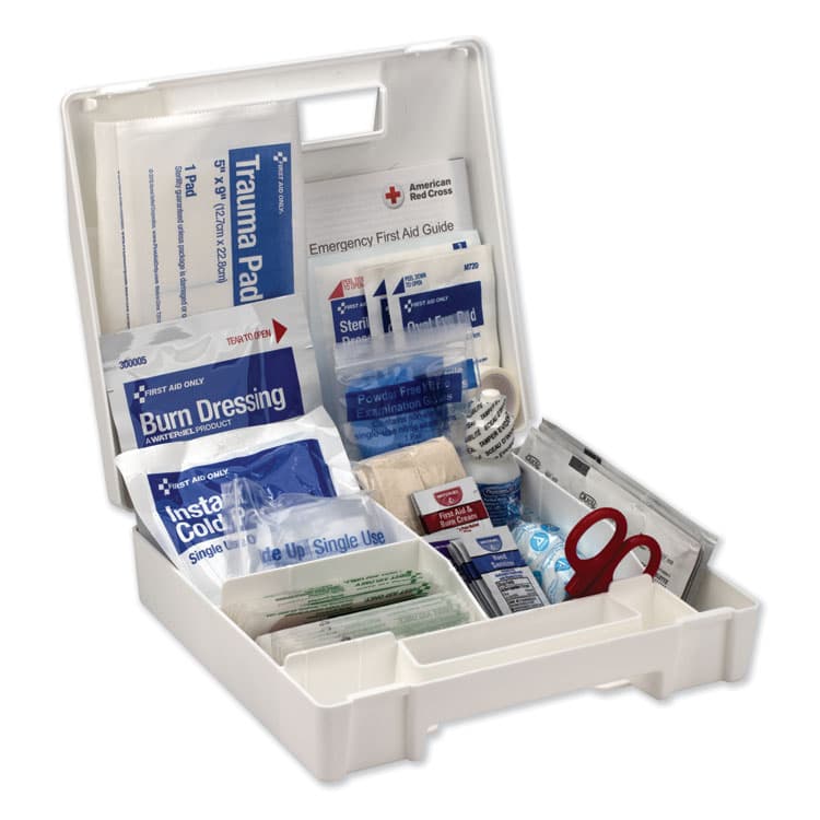 FIRST AID ONLY, . Bulk ANSI 2015 Compliant First Aid Kit, 89 Pieces, Plastic Case (FAO90588) thumbnail 2