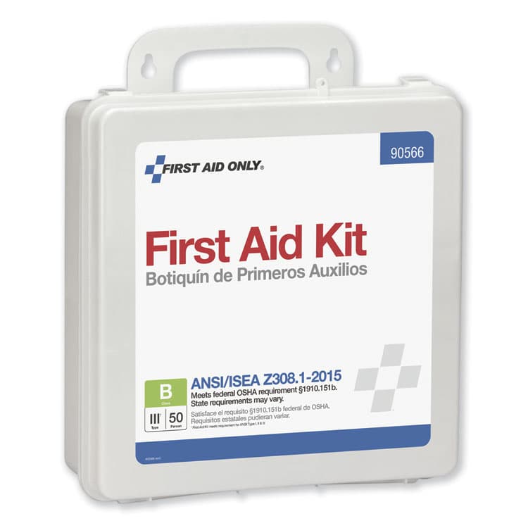 FIRST AID ONLY, . Bulk ANSI 2015 Compliant First Aid Kit, 199 Pieces, Plastic Case (FAO90566) thumbnail 4