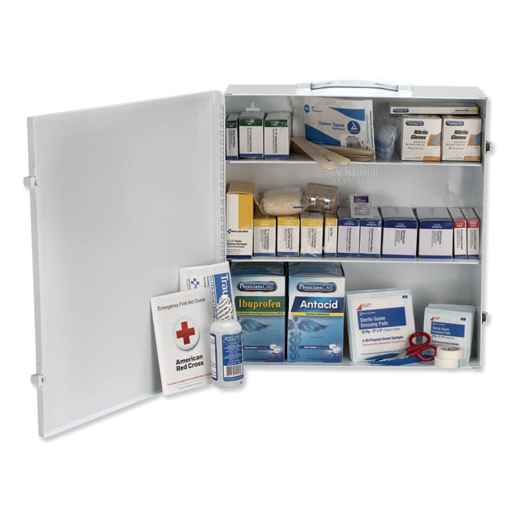 ACME UNITED CORPORATION Industrial First Aid Kit for 100 People, 694 Pieces, Metal Case (ACM50000) thumbnail 2