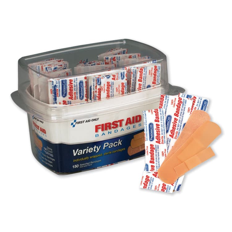 ACME UNITED CORPORATION First Aid Bandages, Assorted, 150 Pieces/Kit (FAO90095)