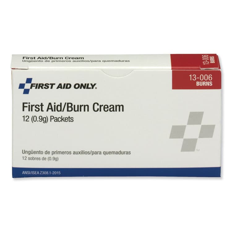 ACME UNITED CORPORATION First Aid Kit Refill Burn Cream Packets, 0.1 g Packet, 12/Box (FAO13006) thumbnail 3