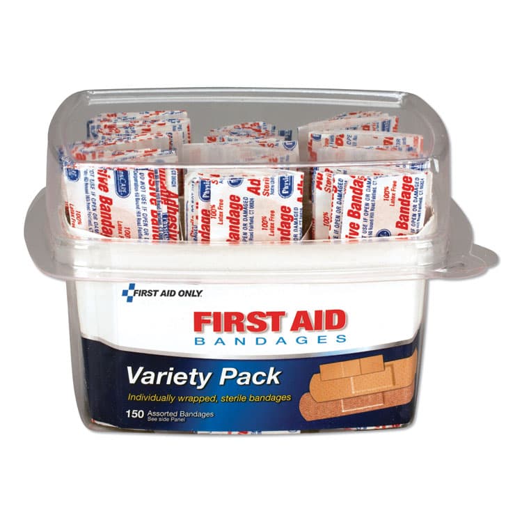 ACME UNITED CORPORATION First Aid Bandages, Assorted, 150 Pieces/Kit (FAO90095) thumbnail 3