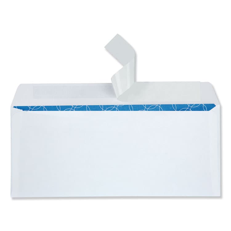 QUALITY PARK PRODUCTS Security Envelope, Address Window, #10, Commercial Flap, Redi-Strip Adhesive Closure, 4.13 x 9.5, White, 500/Box (QUA90119) thumbnail 2