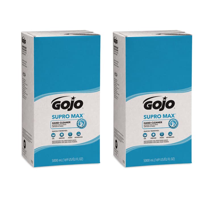 GO-JO INDUSTRIES SUPRO MAX Heavy Duty Hand Cleaner, Refill for GOJO PRO TDX Dispenser, Floral Scent, 5,000 mL, 2/Carton (GOJ7572)