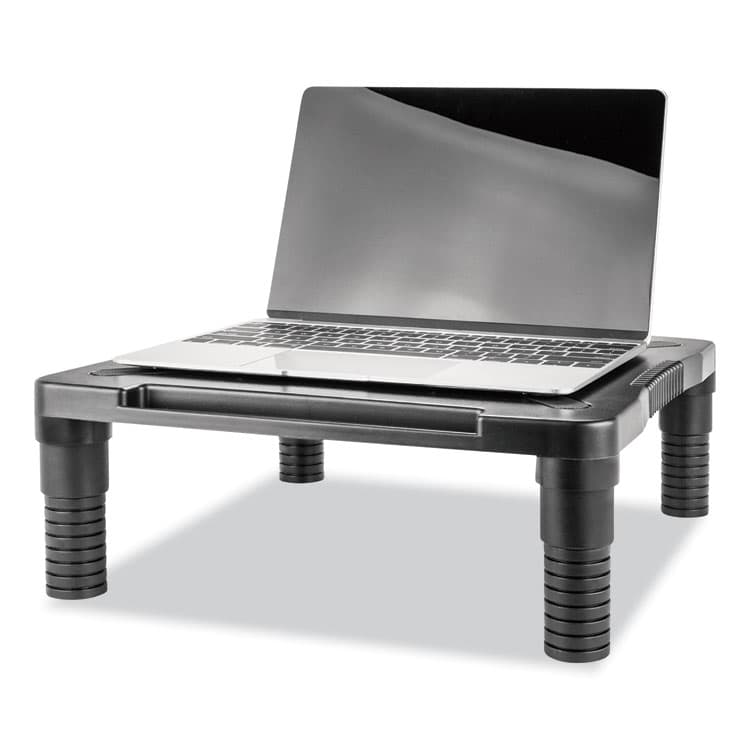 INNOVERA Single Level Monitor Riser, 13.13" x 13.5" x 4.92" to 7.28", Black (IVR55010) thumbnail 2